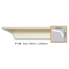 Потолочный карниз P 136 Flexi